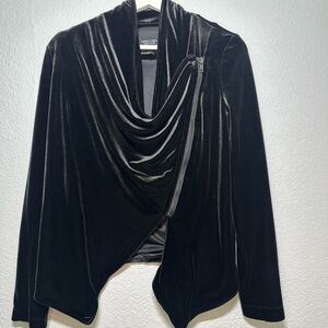 Vera Wang Black Velvet Jacket